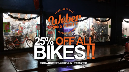 Bicycle Repair Shop «Weber Sports», reviews and photos, 238 Main St, Aurora, IN 47001, USA