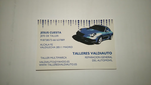 Talleres Valdiauto en Valdilecha, Madrid