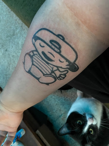 Explore love you to the moon and back tattoo ideas, creative tattoo ideas in Muncie, available at The Tattoo Studio