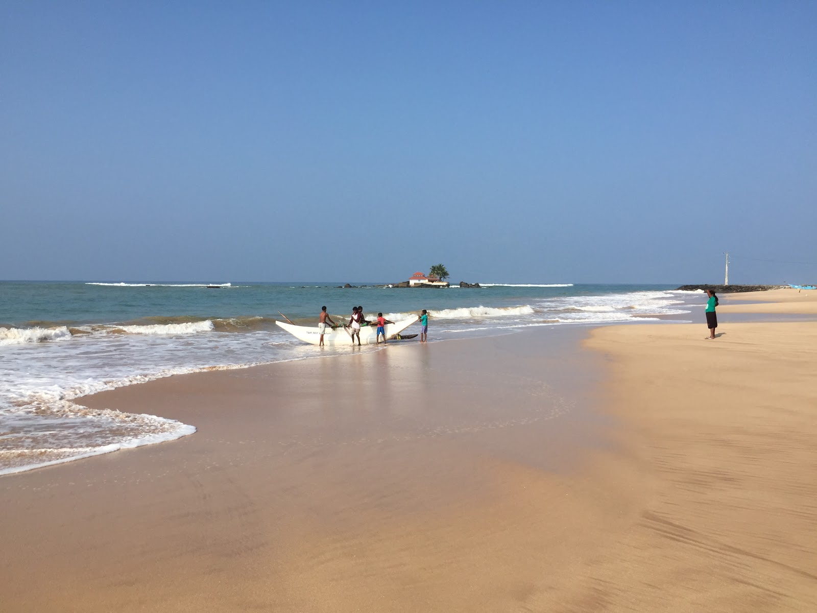 Seenigama beach的照片 带有长直海岸