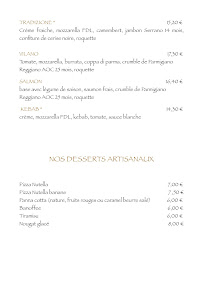 Pizzeria Vilano Pizza à Ayguesvives - menu / carte