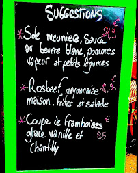 Le Mêlécasse à Paris menu