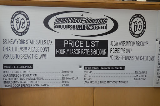 Car Accessories Store «Immaculate Concepts Auto Sound and Speed», reviews and photos, 146 S Main St, Liberty, NY 12754, USA