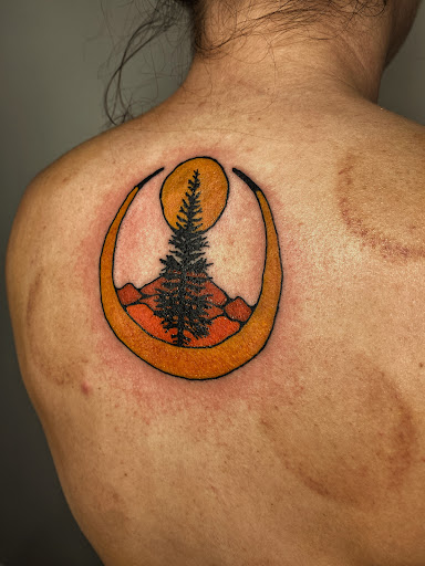 Explore female throat tattoo ideas, creative tattoo ideas in Ojai, available at Hanman Ink