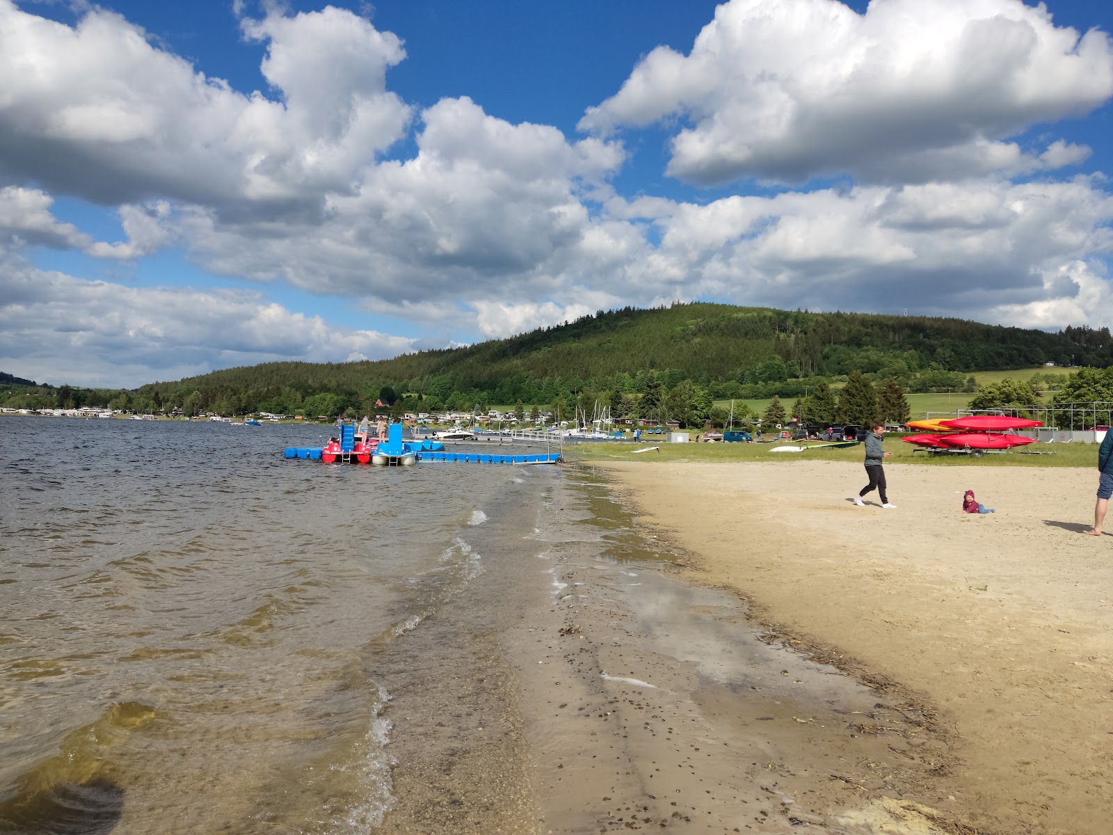 Foto de Praia de Saalburg área de comodidades