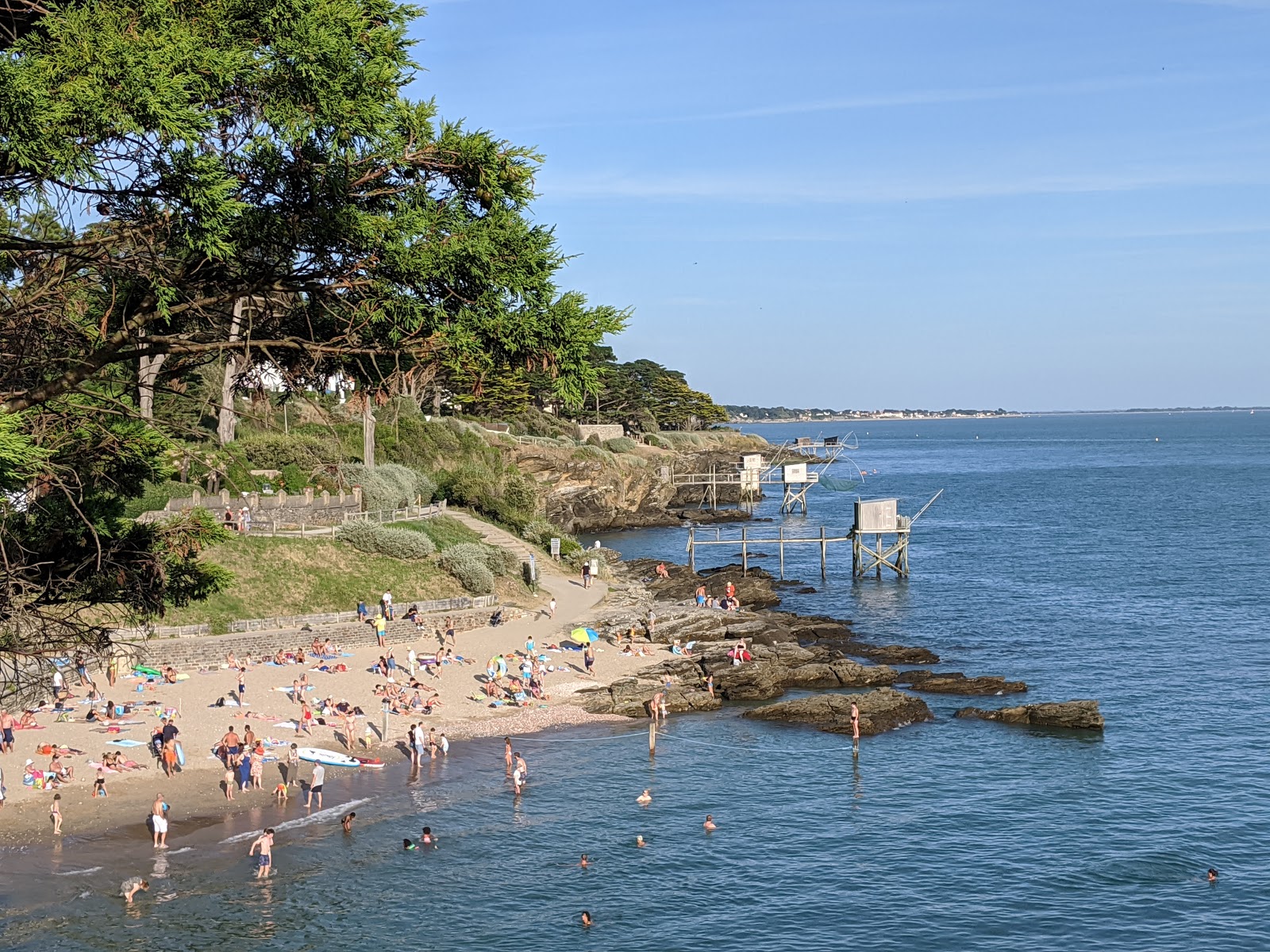 Photo of Source beach and the settlement