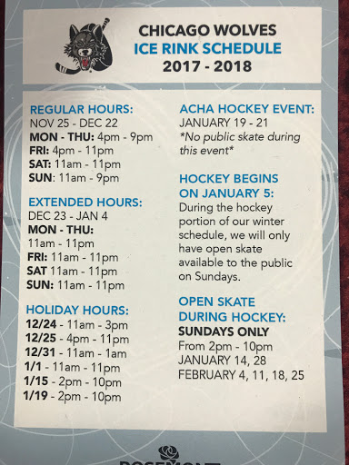 Tourist Attraction «Frozemont Ice Skating», reviews and photos, 5501 Park Pl, Rosemont, IL 60018, USA