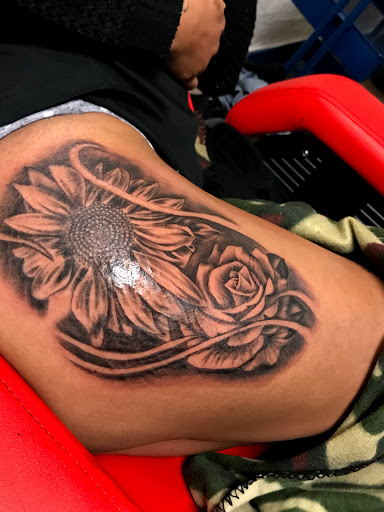 Explore dj tattoo ideas, creative tattoo ideas in Baytown, available at Big Juniors Tattoos