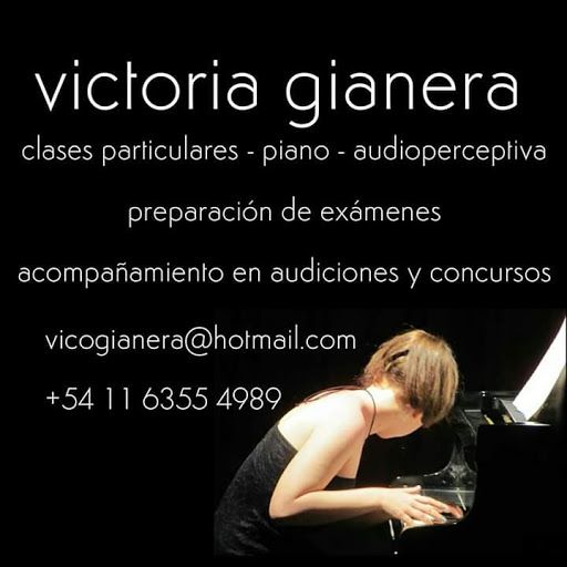 Victoria Gianera/Clases de piano y audioperceptiva