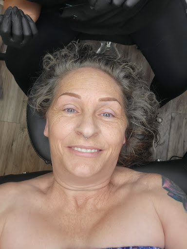 Explore upper shoulder tattoo ideas, creative tattoo ideas in Springfield, available at Graceful Arches Microblading by Mel LLC