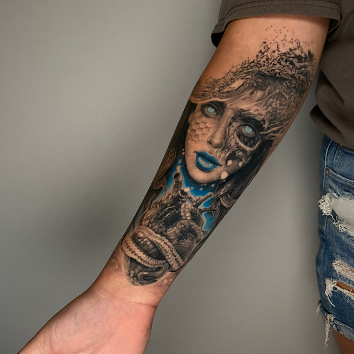 Explore awesome tattoo ideas for couples, creative tattoo ideas in Maryland Heights, available at Thirteen Roses Tattoo & Aesthetics