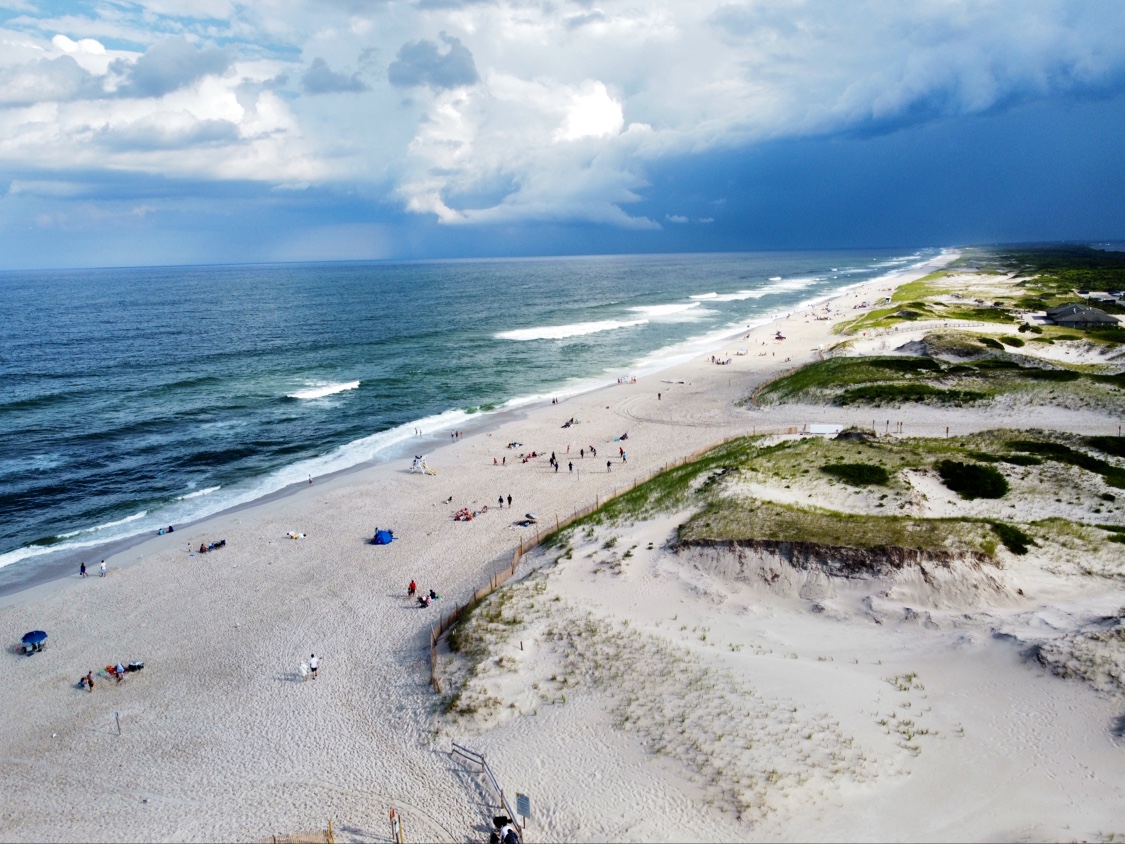 Fotografija White Sands Beach z turkizna čista voda površino