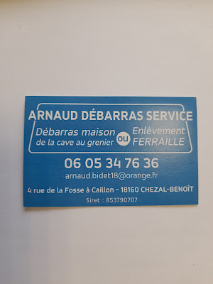 Arnaud débarras service à Chezal-Benoît