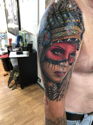 Explore tattoo sleeve ideas women, creative tattoo ideas in Sarasota, available at SEVEN SINS Tattoo Studio