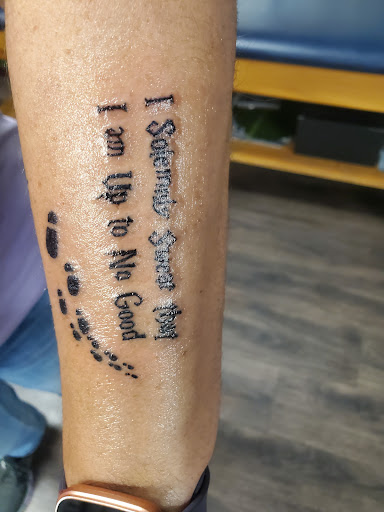 Explore scripture tattoo ideas for guys, creative tattoo ideas in Shippensburg, available at Guerilla Tattoo