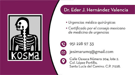 Dr. Eder Jesimar Hernández Valencia - Gabinete Kosma