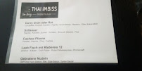 Menu du ImAroy Thai Imbiss à Harzgerode