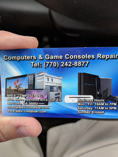 Computer Repair Service «Apex! Computer Inc.», reviews and photos, 4100 Steve Reynolds Blvd Suite E, Norcross, GA 30093, USA