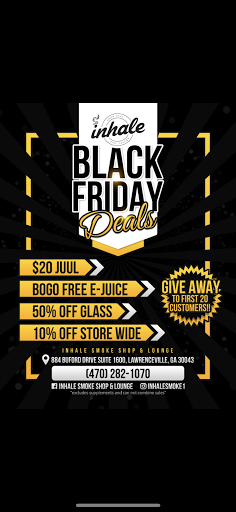 Vaporizer Store «Inhale Smoke Shop & Lounge», reviews and photos, 884 Buford Dr NE #1600, Lawrenceville, GA 30043, USA