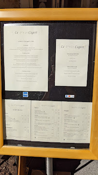 Le P'tit Cageot à Antibes menu