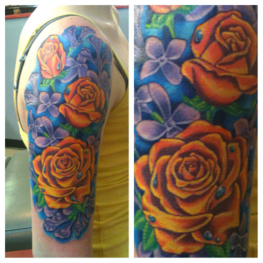 Explore guardian angel tattoo ideas, creative tattoo ideas in Tucson, available at Sacred Art Tattoo Studio