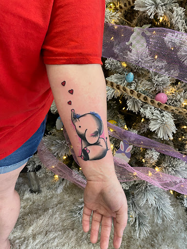 Explore cute female tattoo ideas, creative tattoo ideas in Conroe, available at Nicoles Tattoos and Piercings