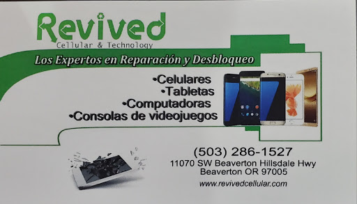 Mobile Phone Repair Shop «Revived Cellular & Technology», reviews and photos, 11070 SW Beaverton Hillsdale Hwy, Beaverton, OR 97005, USA