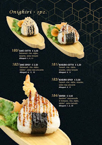 Menu du Vi Sushi Modica à Modica