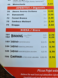 Pizza Pepé Express à Mainz menu