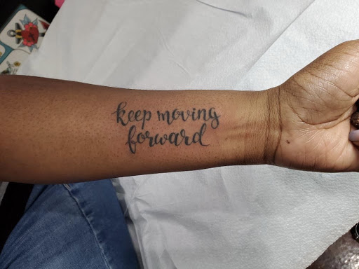 Explore dystopian tattoo ideas, creative tattoo ideas in Libertyville, available at Lucky Seven Tattoo
