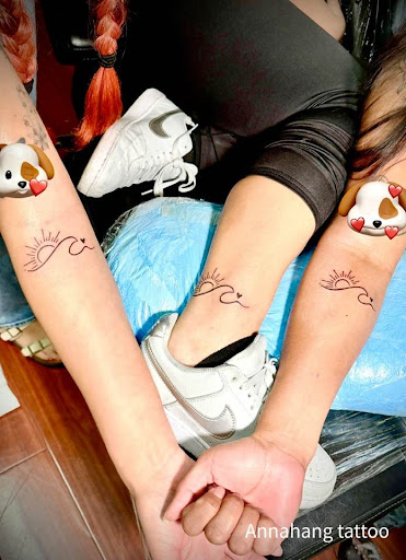 Explore ring tattoo ideas for couples, creative tattoo ideas in Garden Grove, available at Anna Hang Tattoo