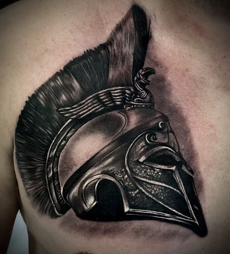Explore auto mechanic tattoo ideas, creative tattoo ideas in Altoona, available at Catharsis Tattoo Gallery