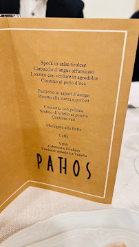 Dai Gelosi à Quinto Vicentino menu