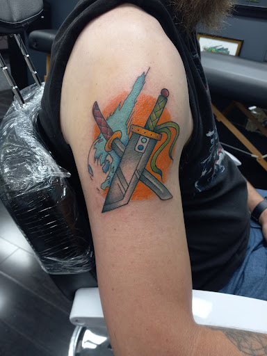 Explore patriots tattoo ideas, creative tattoo ideas in Hagerstown, available at Yours Truly Tattoo, LLC