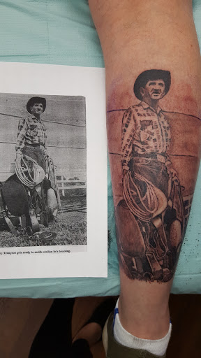 Explore fighter tattoo ideas, creative tattoo ideas in Roscoe, available at Elevated Ink Tattoo