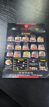 Menu / carte de Istanbul Grill à Nangis