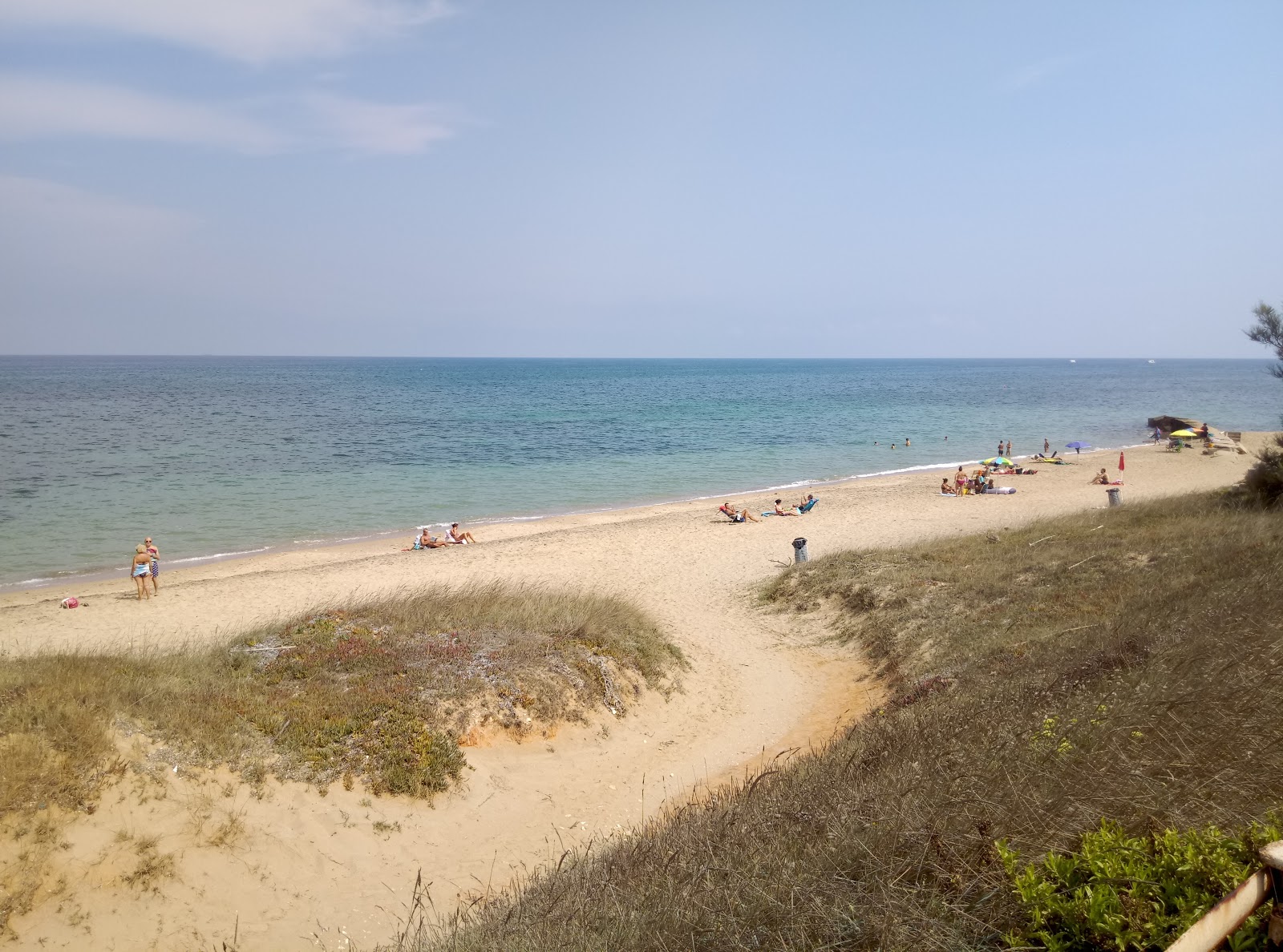 Fotografie cu Spiaggia di Sciaia cu o suprafață de nisip strălucitor