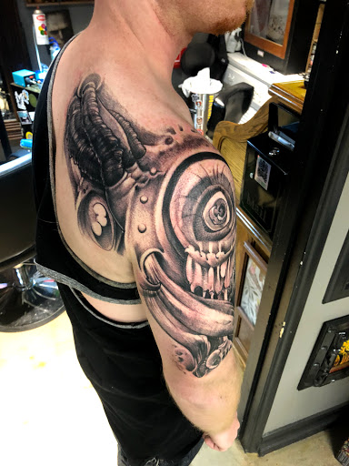 Explore engineer tattoo ideas, creative tattoo ideas in Hesperia, available at Dinamik Tattoo