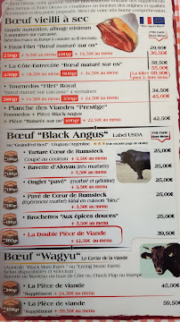 Restaurant à viande LE BOUCHON GOURMAND à Saint-Clair (la carte)