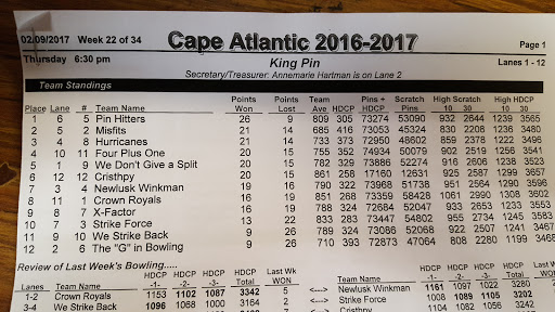 Bowling Alley «King Pin Bowling», reviews and photos, 6622 E Black Horse Pike, Egg Harbor Township, NJ 08234, USA