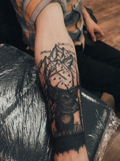 Explore ocean tattoo ideas, creative tattoo ideas in North Tonawanda, available at Dark Side Ink Tattoo Studio