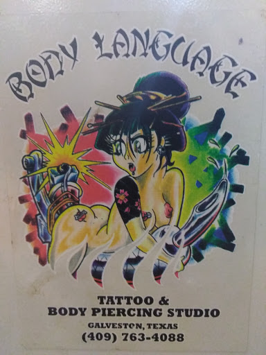 Body Language Tattoo & Piercing Studio, 3802 Cove View Blvd z, Galveston, TX 77554, USA, 