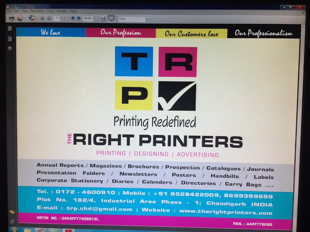 The Right Printers