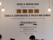 Sandwicherie Mollica à Turin (la carte)