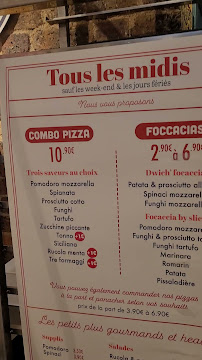 Menu du Pizza Di Loretta - Rodier à Paris