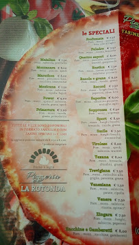 Pizzeria La Rotonda à Piove di Sacco carte