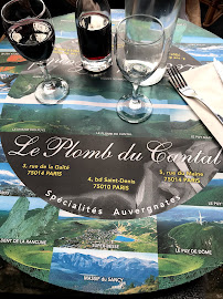 Restaurant français Le Plomb du Cantal Rive Droite à Paris - menu / carte