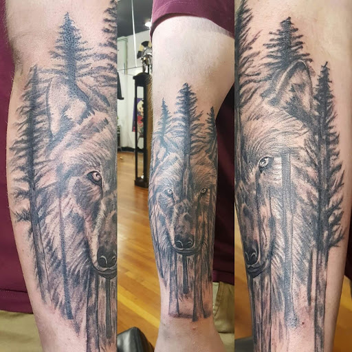 Explore shield tattoo ideas, creative tattoo ideas in Lancaster, available at Beautiful Sin Tattoos & Body Piercings