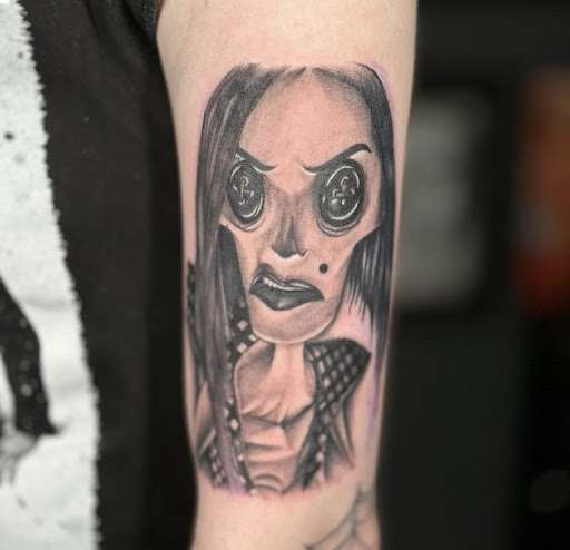 Explore red tattoo ideas, creative tattoo ideas in Peoria, available at Modern Ink Tattoo