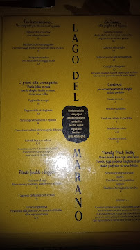 Lago Del Marano - Cucina Romagnola & Family Park à Rimini menu
